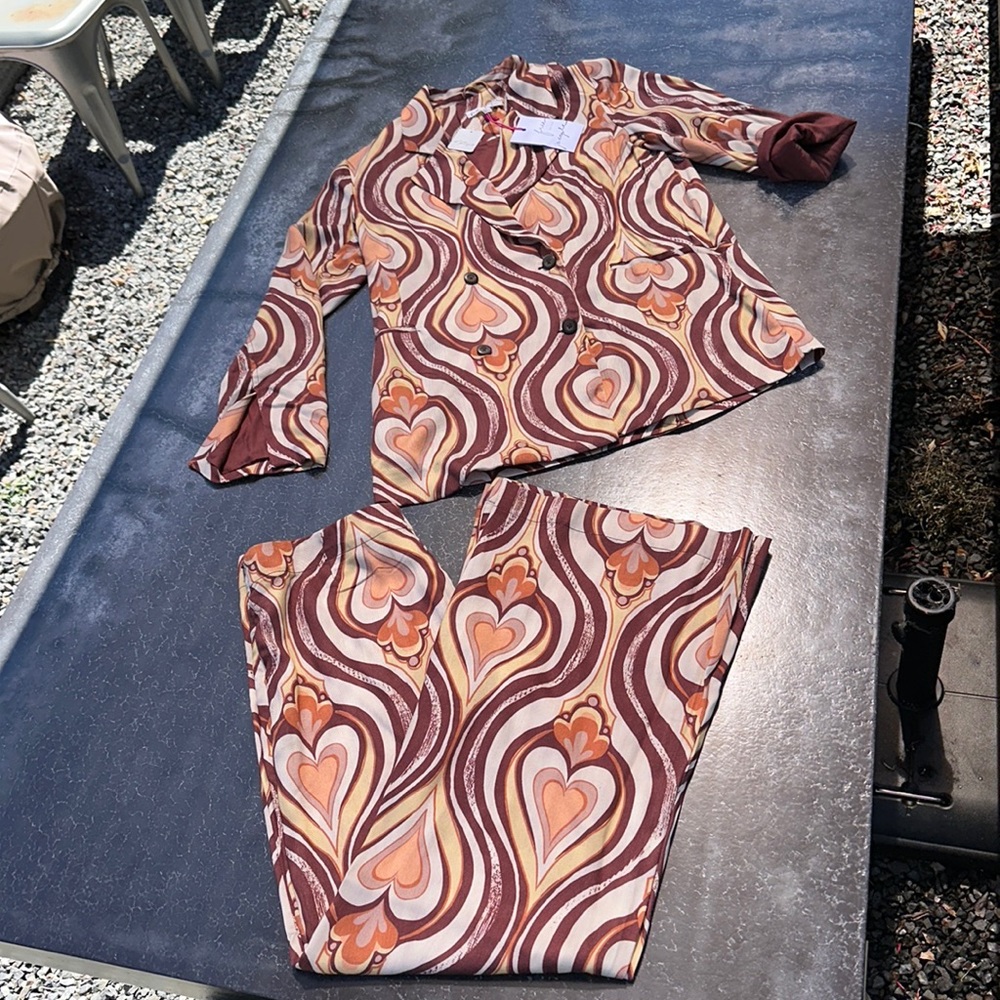 FREE PEOPLE 2-piece SUIT sz 10